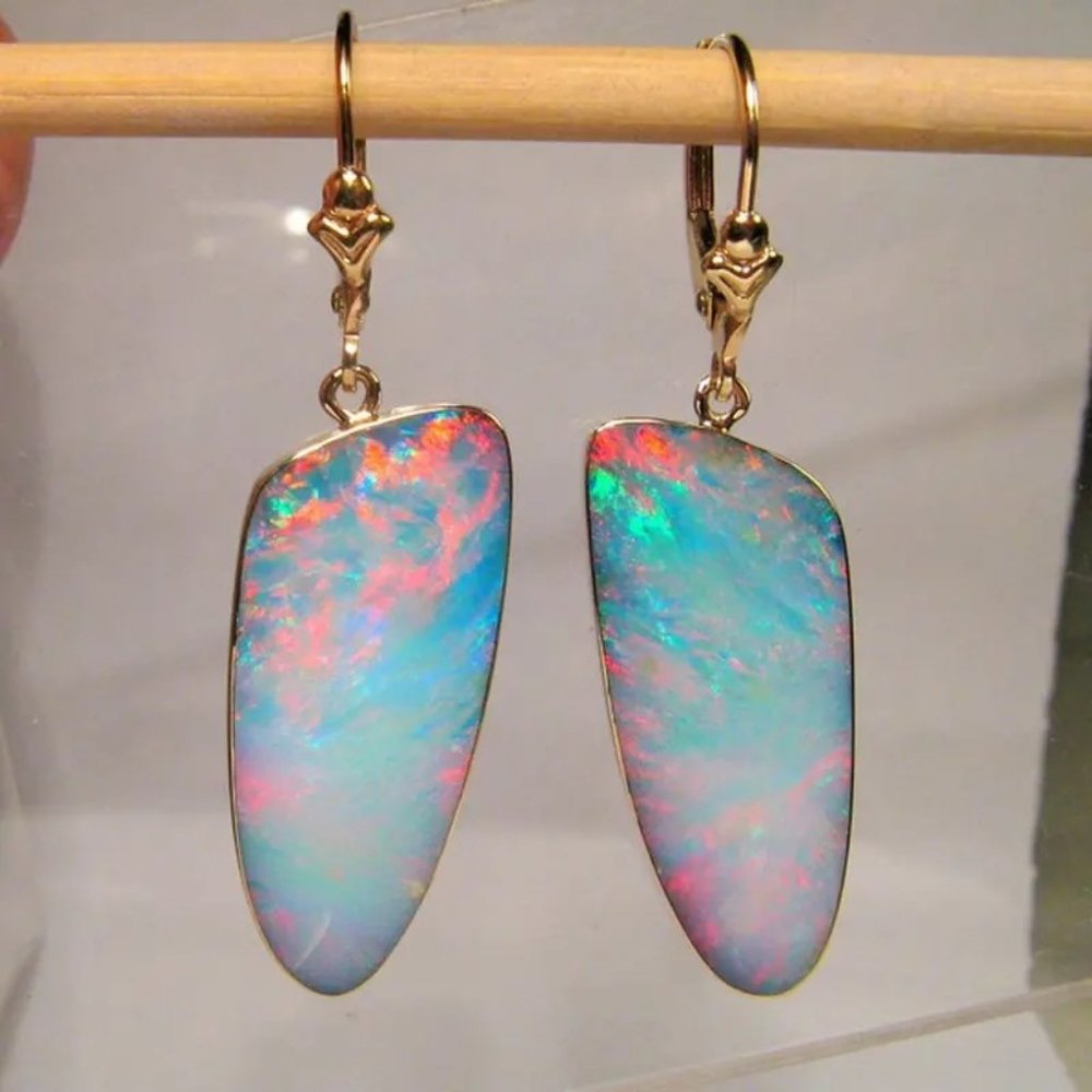 NEW!! Blue stone earrings